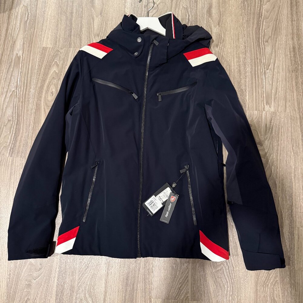 Men's Black and Red Ski Jacket